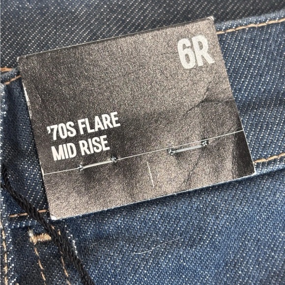 Express Dark Blue Flare Jeans - Picture 4 of 7